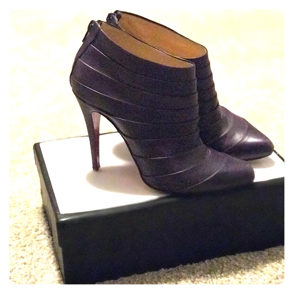 Christian Louboutin Stiletto Purple Booties